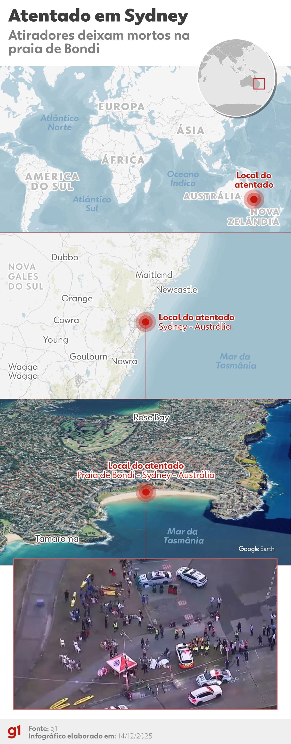 Austrália transfere suspeito de atentado terrorista para prisão