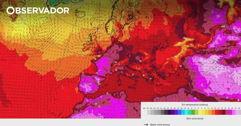 O Atlântico ferve e a Europa enfrenta ondas de calor recorde